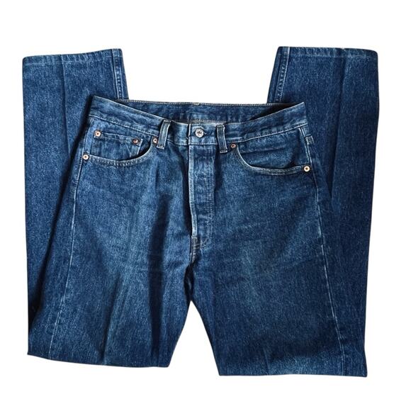 Levi’s 501 Women’s Sz 29 Vintage High Rise Jeans Straight Leg 90s USA Made - Picture 3 of 14